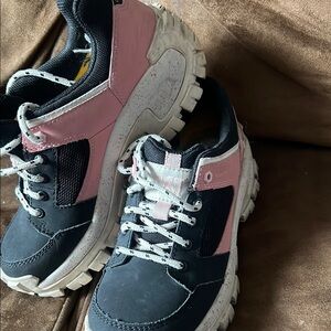 Stylish Pink and Black Women's Sneakers